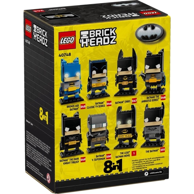 LEGO 40748 BrickHeadz - Batman 8w1-10022575