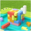 Układanka tetris zielona-10161500