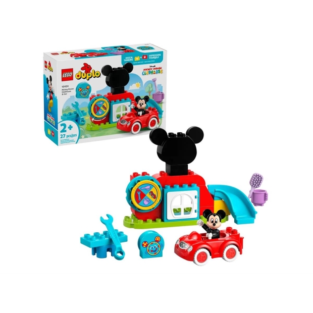 LEGO DUPLO 10454 Klub przyjaciół Myszki Miki i samochód-10142058