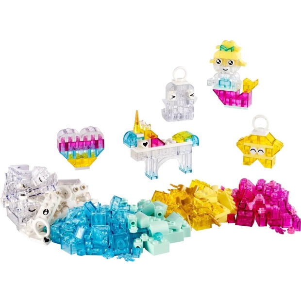 LEGO CLASSIC 11040 Magiczny zestaw z przezroczystymi klockami-10142071
