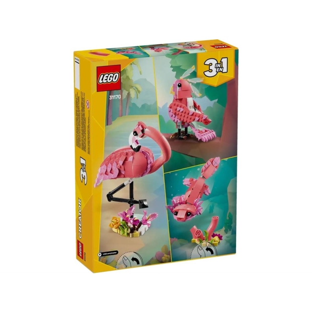 LEGO CREATOR 31170 Dzikie zwierzęta: różowy flaming-10142142