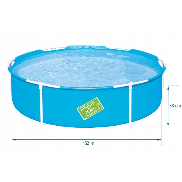 BESTWAY Basen Ogrodowy Stelażowy Dla Dzieci 152 cm x 38 cm 56283-10220798