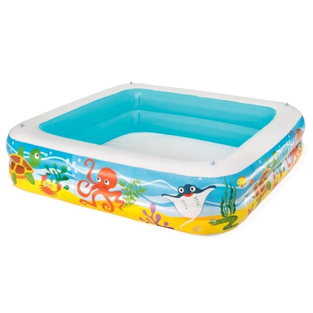 BESTWAY Basen Dmuchany Dla Dzieci z Daszkiem 140x140x114 cm 52192