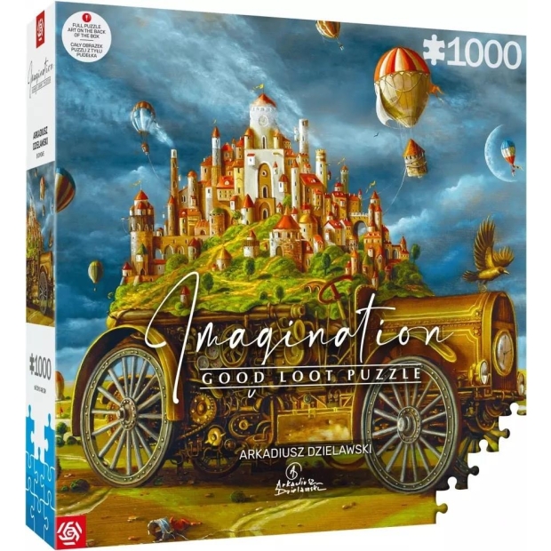 Puzzle Good Loot Imagination Puzzle: Arkadiusz Dzielawski Wielka Przeprowadzka 1000 elementów-10287140