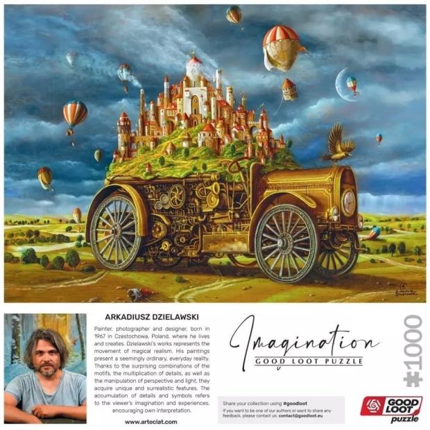 Puzzle Good Loot Imagination Puzzle: Arkadiusz Dzielawski Wielka Przeprowadzka 1000 elementów-10287141