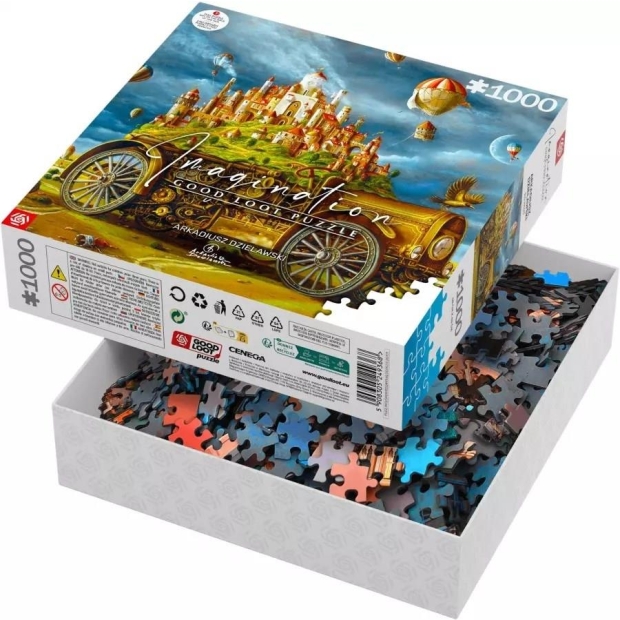 Puzzle Good Loot Imagination Puzzle: Arkadiusz Dzielawski Wielka Przeprowadzka 1000 elementów-10287142