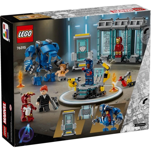 LEGO Marvel Super Heroes 76315 Laboratorium Iron Mana: Zbrojownia-10583916