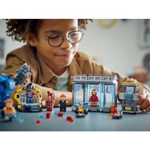 LEGO Marvel Super Heroes 76315 Laboratorium Iron Mana: Zbrojownia-10583924