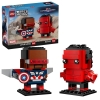 LEGO 40668 Super Heroes - Figurki Kapitana Ameryki i Czerwonego Hulka
