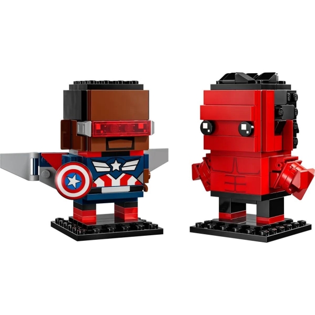 LEGO 40668 Super Heroes - Figurki Kapitana Ameryki i Czerwonego Hulka-10769804