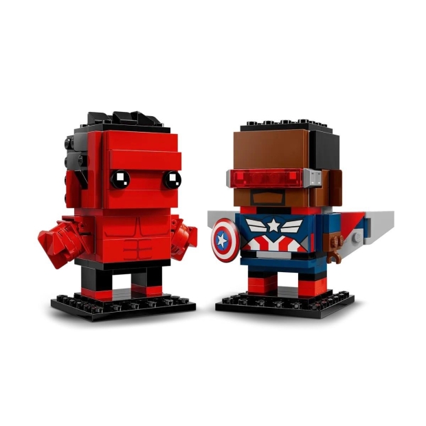 LEGO 40668 Super Heroes - Figurki Kapitana Ameryki i Czerwonego Hulka-10769805