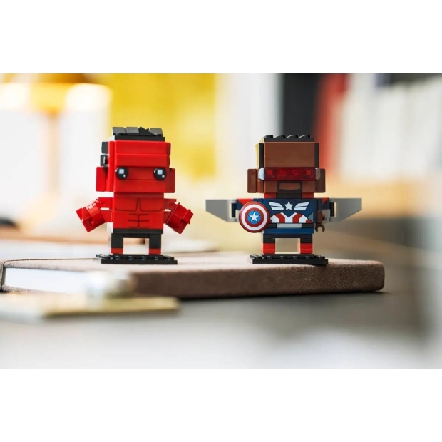 LEGO 40668 Super Heroes - Figurki Kapitana Ameryki i Czerwonego Hulka-10769807