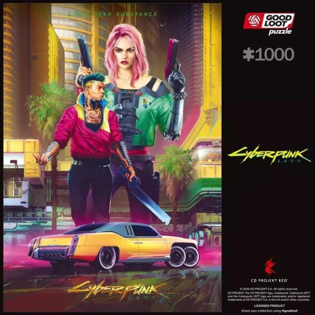 Good Loot Gaming Puzzle: Cyberpunk 2077 Kitsch Style 1000 elementów-10780297
