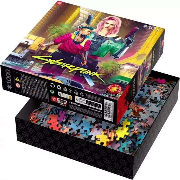 Good Loot Gaming Puzzle: Cyberpunk 2077 Kitsch Style 1000 elementów-10780298