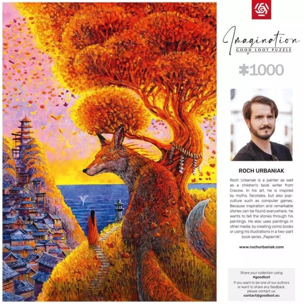 Good Loot Imagination Puzzle: Roch Urbaniak Benkei 1000 elementów-10780312