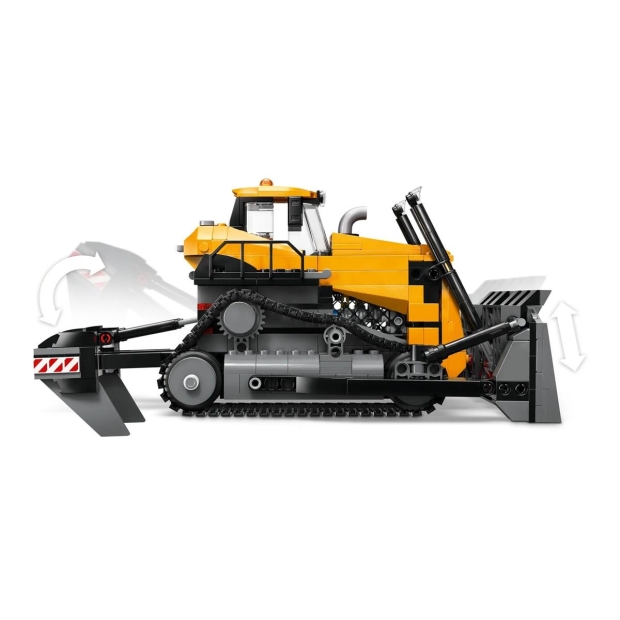 LEGO CITY 60466 BIG VEHICLES YELLOW BULLDOZER WITH FRONT LOADER-10806171