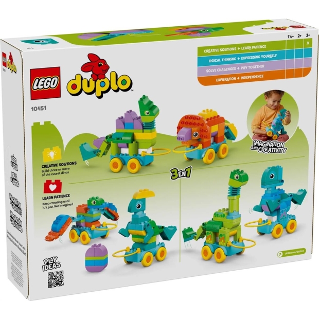 LEGO DUPLO 3IN1 10451 DINOSAURS ON WHEELS-10806330