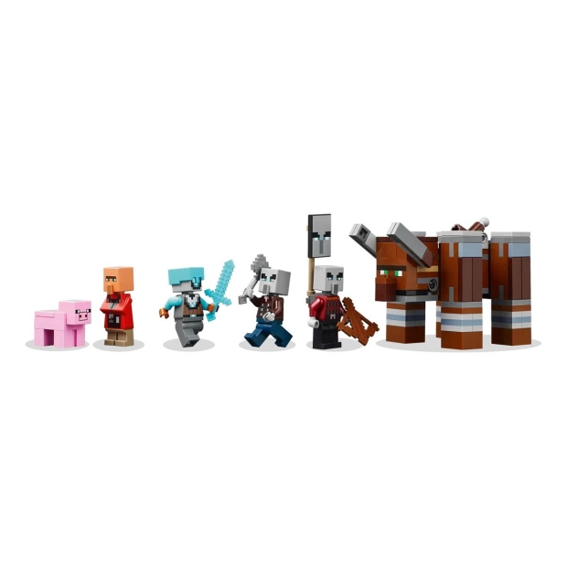 LEGO MINECRAFT 21278 THE PILLAGER OUTPOST AND RAVAGER-10806383