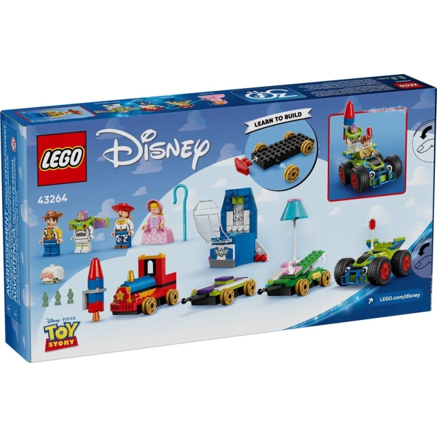 LEGO DISNEY 43264 PIXAR TOY STORY CELEBRATION TRAIN & RC CAR-10806466
