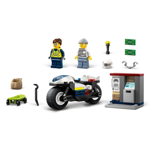 LEGO CITY 60455 POLICE MOTORCYCLE CHASE-10806478
