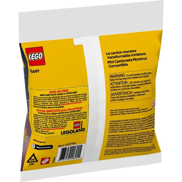 LEGO Creator 30691 Mały monster truck do przebudowania-10880881