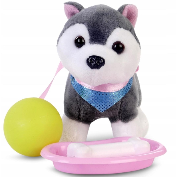 Lalka Natalia z pieskiem pluszowym 35 cm-11061134