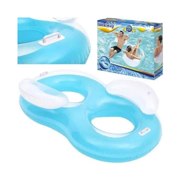 BESTWAY Dmuchany Fotel Wodny Podwójny 43009-11061173