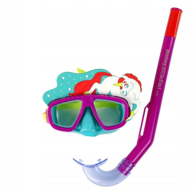 BESTWAY Maska do nurkowania różowa-11061222