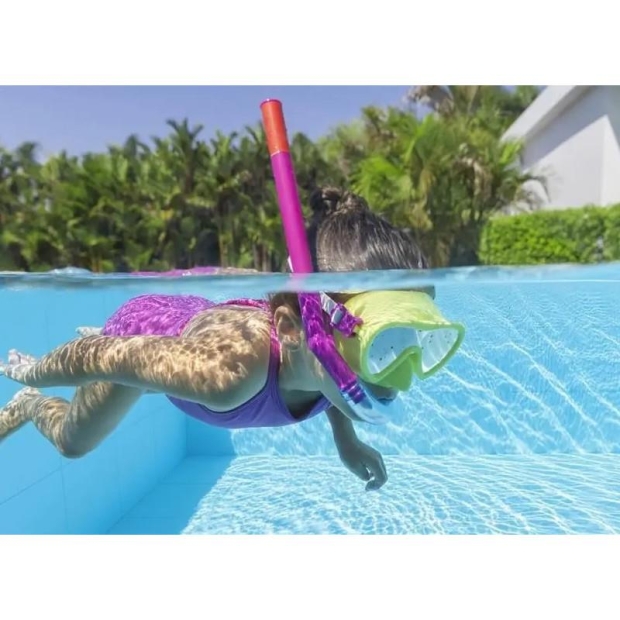 BESTWAY Maska z rurką różowa-11061231