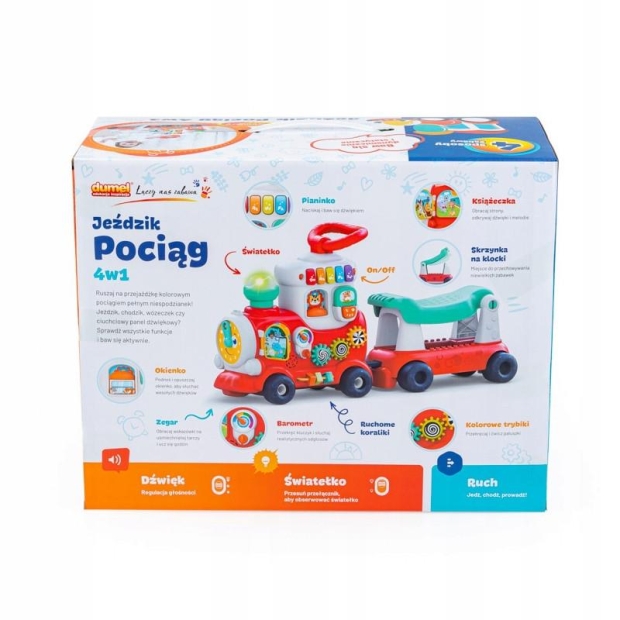 Dumel Jeździk pociąg 4w1-11061649