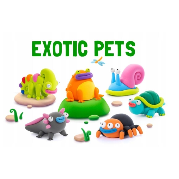 HEY CLAY masa plastyczna Egzotyczne zwierzęta-11063190