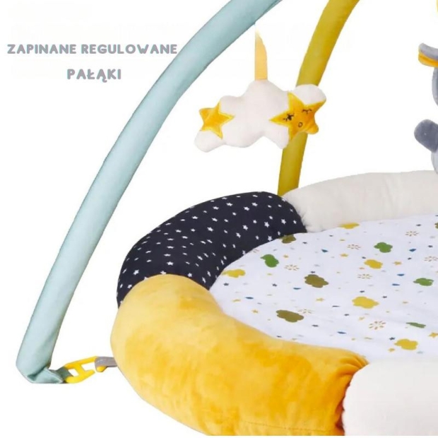 Mata edukacyjna dla dzieci żółto - niebieska-11131261
