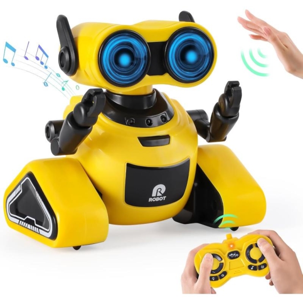 Robot żółty zdalnie sterowany-11131393
