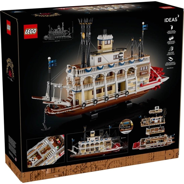 LEGO 21356 Ideas - Parowiec rzeczny-11247307