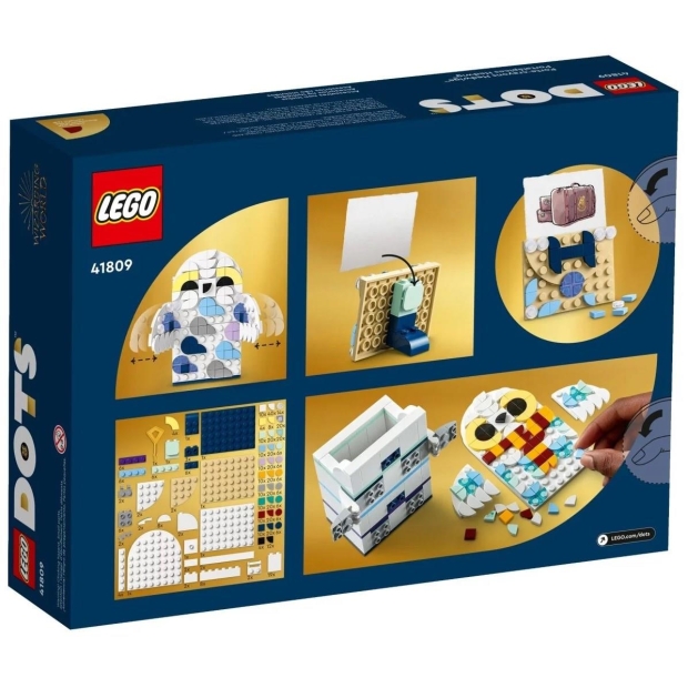 LEGO DOTS 41809 Pojemnik na długopisy w kształcie Hedwigi-11247323