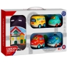 Zestaw Samochodzików 4szt. z Kocykiem-11380611