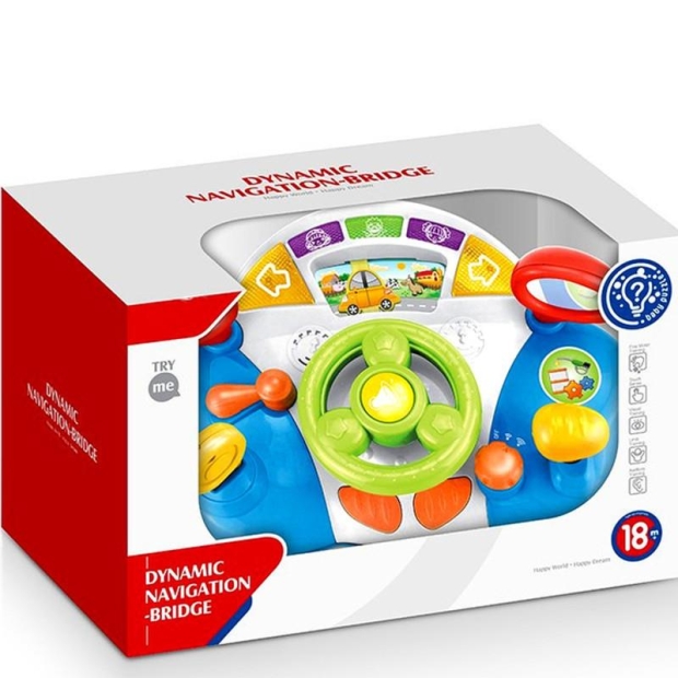 Interaktywna kierownica sensoryczna światło dźwięk-11380625