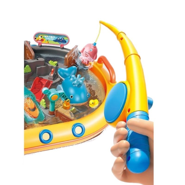 Park wodny basenik z zabawkami i nóżkami-11385413