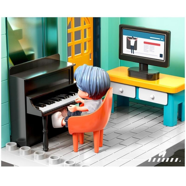 Klocki konstrukcyjne willa 304 elementy-11385419