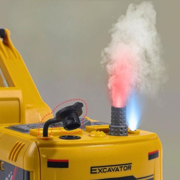 Koparka zdalnie sterowana 1:22 R/C funkcja dymu-11385443