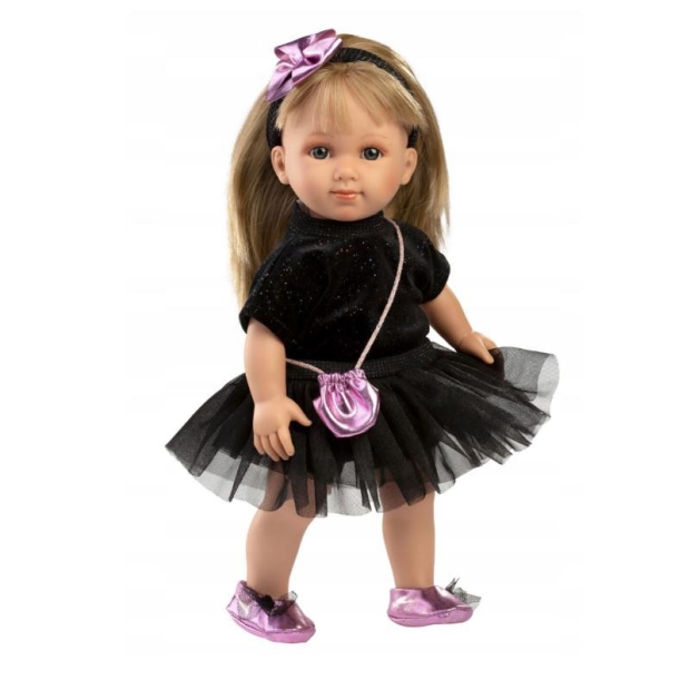 Lalka 40 cm czarna sukienka Marjorie-11393609