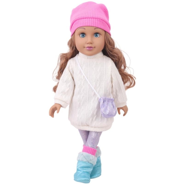 Lalka 40 cm lawendowa sukienka Maja-11393613