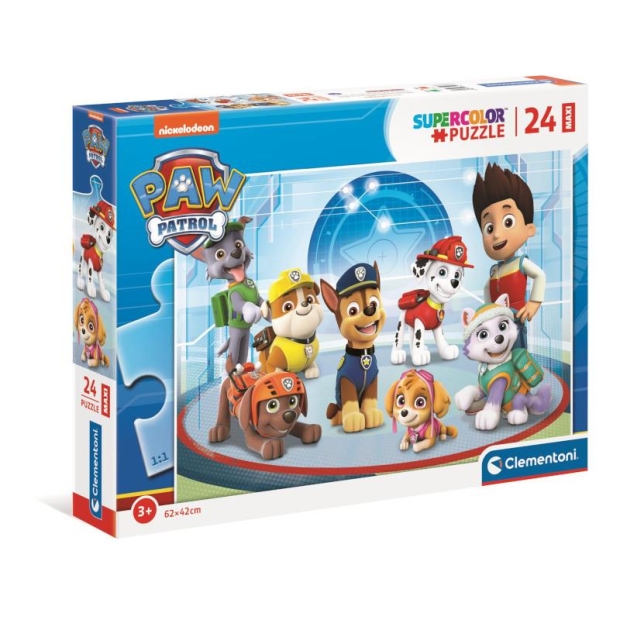 Clementoni Puzzle 24 elementy Maxi Super Kolor PawPatrol
