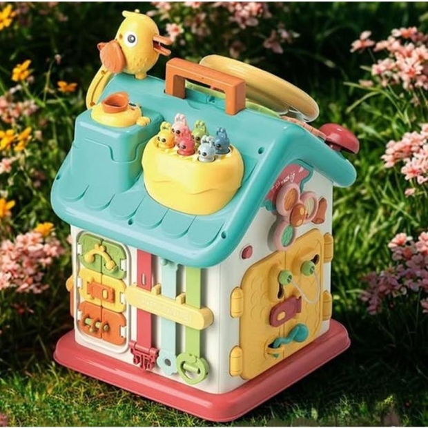 Domek sensoryczny dla niemowląt światło dźwięk