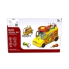 Autobus skręcany edukacyjny żółty-11502793