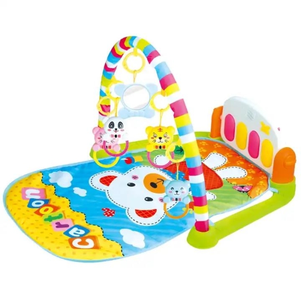 Mata Edukacyjna dla Niemowląt z grającym Pianinkiem 3 m+-11502713