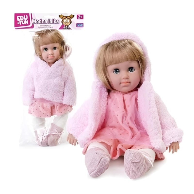 Lalka modna interaktywna EDU&FUN 38 cm PL