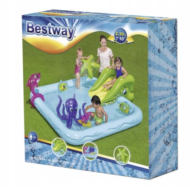 BESTWAY Plac zabaw Akwarium 239 x 206 x 86 cm