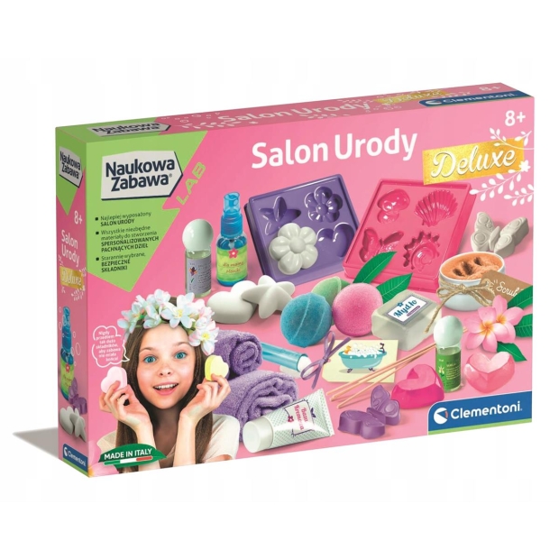 CLEMENTONI Naukowa zabawa Salon urody deluxe