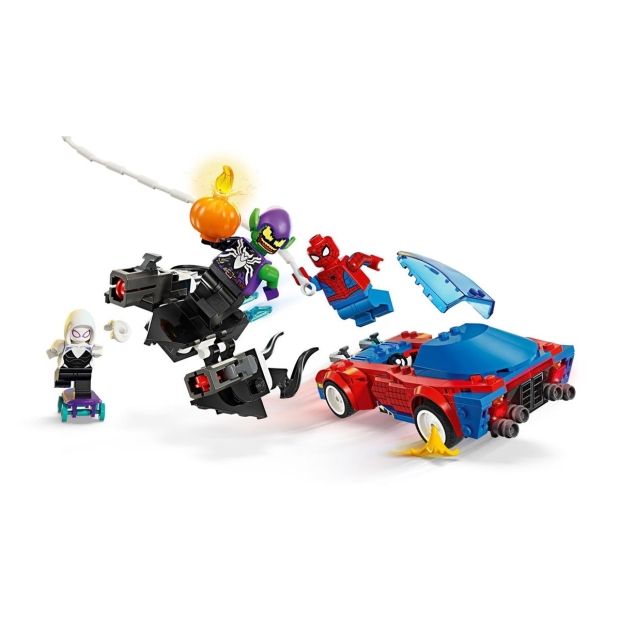 LEGO Super Heroes 76279 Wyścigówka Spider-Mana i Zielony Goblin-8352569